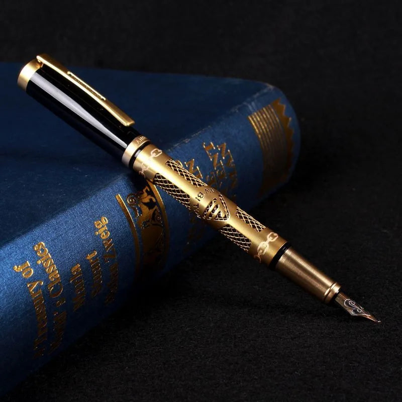 Vervia Retro Metal Fountain Pen Replaceable Ink