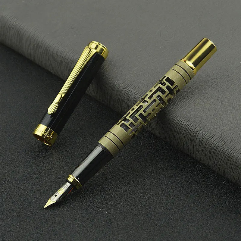 Vervia Retro Metal Fountain Pen Replaceable Ink