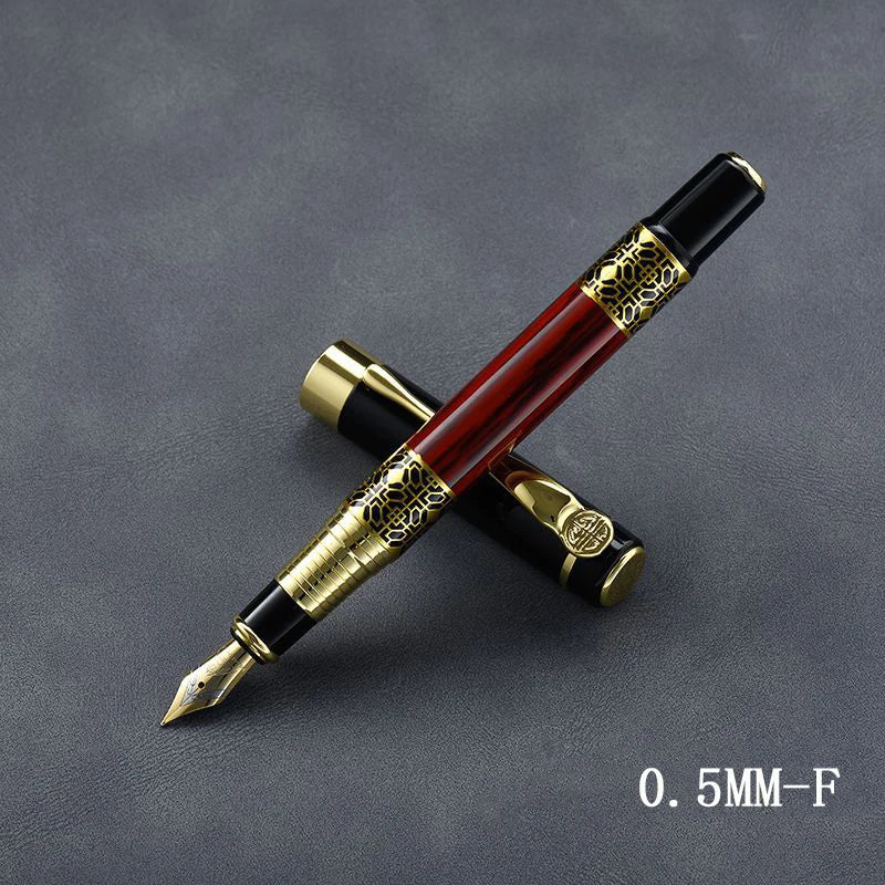 Vervia Retro Metal Fountain Pen Replaceable Ink